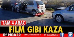 FİLM GİBİ KAZA   