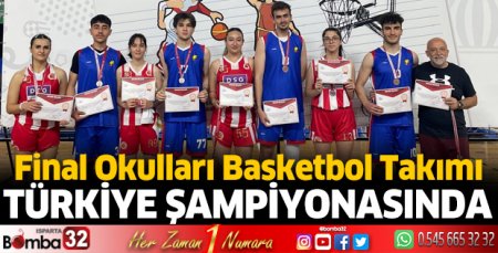 Final Okulları Basketbol Takımı Türkiye Şampiyonasında