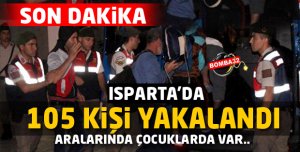 FLAŞ HABER 105 KİŞİ YAKLANDI !