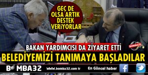 FLAŞ HABER BAKAN YARDIMCISI ISPARTA BELEDİYESİNİ ZİYARET ETTİ