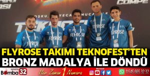 Flyrose Takımı Teknofest’ten bronz madalya ile döndü