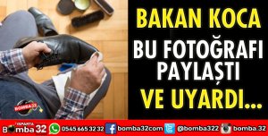 FOTOĞRAFI PAYLAŞIP, UYARDI