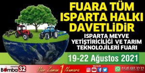 Fuar açılışına tüm Isparta halkı davetlidir