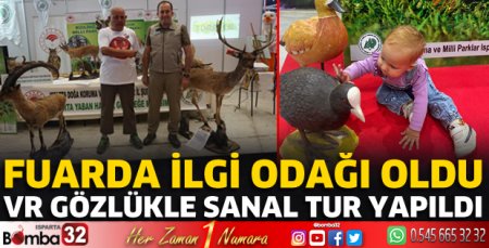 Fuarda ilgi odağı oldu