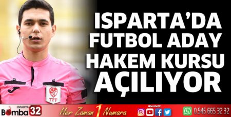 Futbol Aday Hakem Kursu Açılıyor 