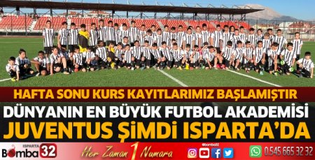 Futbol Akademisi Juventus Şimdi Isparta’da
