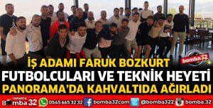 FUTBOLCULAR VE TEKNİK HEYET PANORAMA'DA KAHVALTIDA BULUŞTU