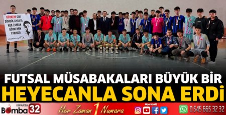 Futsal müsabakaları sona erdi