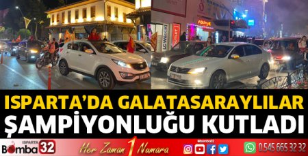 Galatasaraylılar şampiyonluğu kutladı