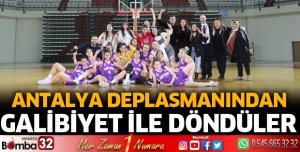 Galibiyet ile döndüler