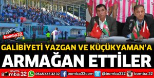GALİBİYETİ YAZGAN VE KÜÇÜKYAMAN'A ARMAĞAN ETTİLER