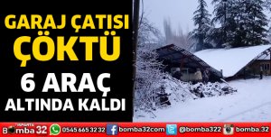 GARAJIN ÇATISI ÇÖKTÜ