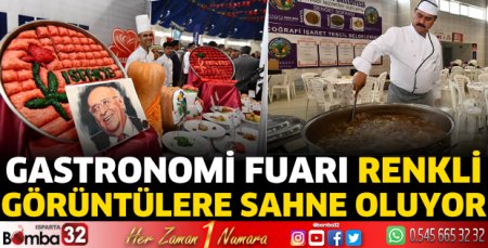 Gastronomi Fuarı renkli görüntülere sahne oluyor 
