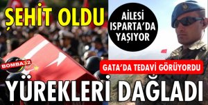 GATA'da şehit düştü!