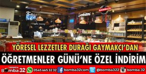 GAYMAKÇI'DAN ÖĞRETMENLER GÜNÜNE ÖZEL İNDİRİM