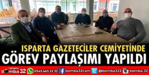 Gazeteciler Cemiyetinde görev paylaşımı yapıldı