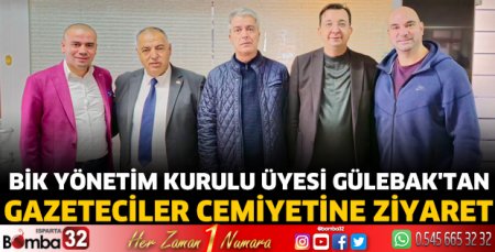 Gazeteciler Cemiyetini ziyaret ettiler