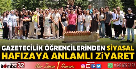 Gazetecilik öğrencilerinden siyasal hafızaya anlamlı ziyaret