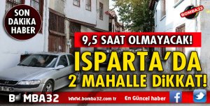 BU  MAHALLELERDE YAŞAYANLAR DİKKAT!