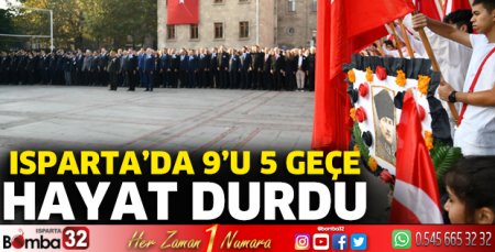 Gazi Mustafa Kemal Atatürk; saygı, minnetle ve rahmetle anıldı