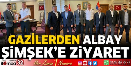 Gazilerden İlker Şimşek’e ziyaret 