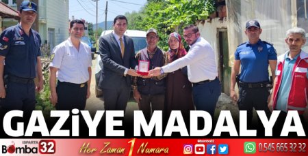 Gaziye madalya beratı