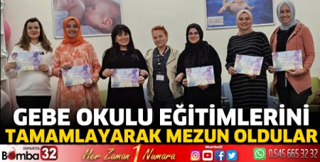 Gebe okulundan mezun oldular