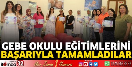 Gebe okulundan mezun oldular