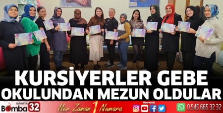 Gebe okulundan mezun oldular