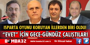 ISPARTA'DA GECE GÜNDÜZ ÇALIŞTILAR KARŞILIĞINI ALDILAR