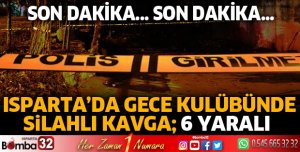 Gece kulübünde silahlı kavga 6 yaralı