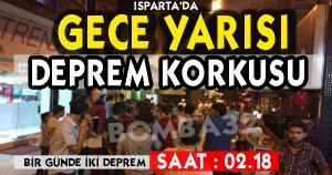 GECE YARISI DEPREM KORKUSU