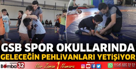 Geleceğin pehlivanları yetişiyor
