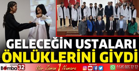 Geleceğin ustaları önlüklerini giydi