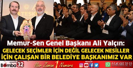 Gelecek nesiller için çalışan bir belediye başkanımız var