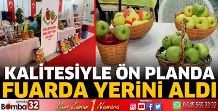Gelendost Elması fuarda yerini aldı