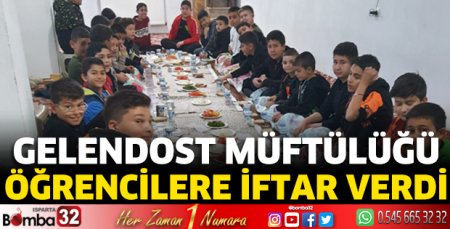 Gelendost Müftülüğünden öğrencilere iftar