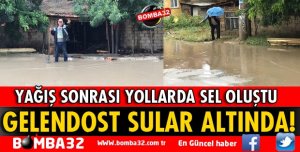 GELENDOST SULAR ALTINDA KALDI