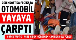 GELENDOST’DA TRAFİK KAZASI 1 YARALI