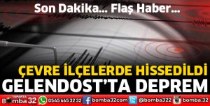 GELENDOST’TA DEPREM