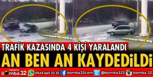 GELENDOST’TAKİ KAZA GÜVENLİK KAMERALARINA YANSIDI