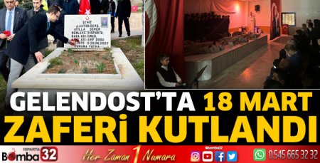 Gelendost'ta 18 Mart Zaferi kutlandı