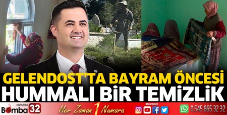 Gelendost'ta bayram temizliği