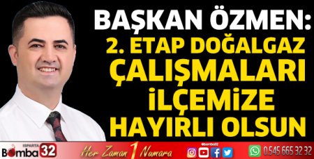 Gelendost'ta doğalgaz 2. etap çalışmaları başladı