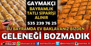 GELENEĞİ BOZMADIK