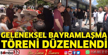 Geleneksel bayramlaşma töreni düzenlendi