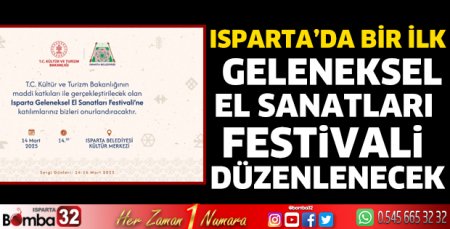 Geleneksel El Sanatları Festivali düzenlenecek