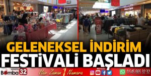 Geleneksel indirim festivali başladı