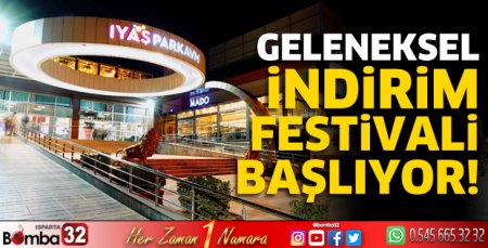 Geleneksel indirim festivali başlıyor!