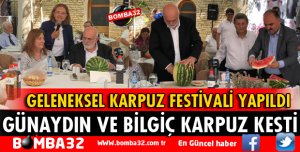 GELENEKSEL KARPUZ FESTİVALİ DÜZENLENDİ